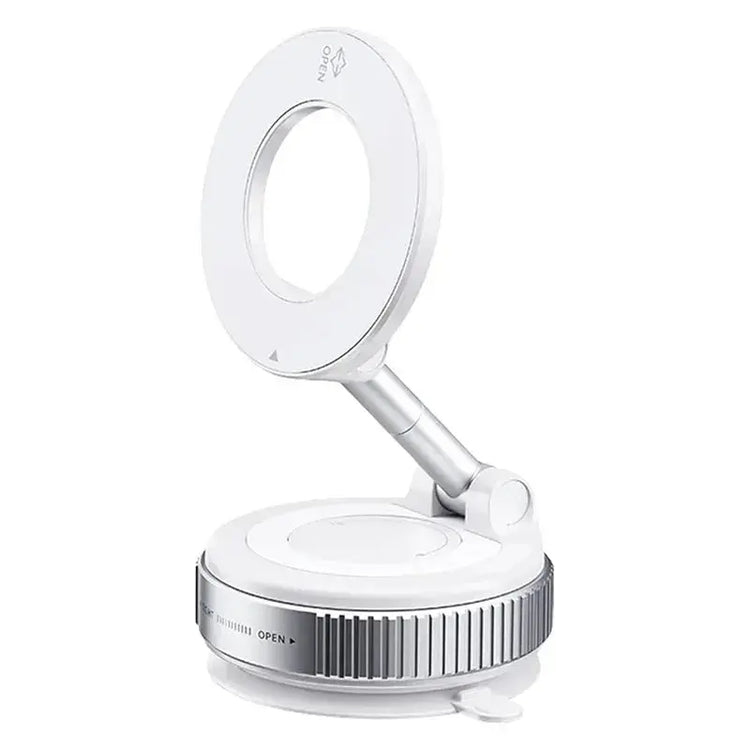 New foldable vacuum adsorption magnetic car phone holder 2025 suction cup dedicated navigation phone holder HASHTAG