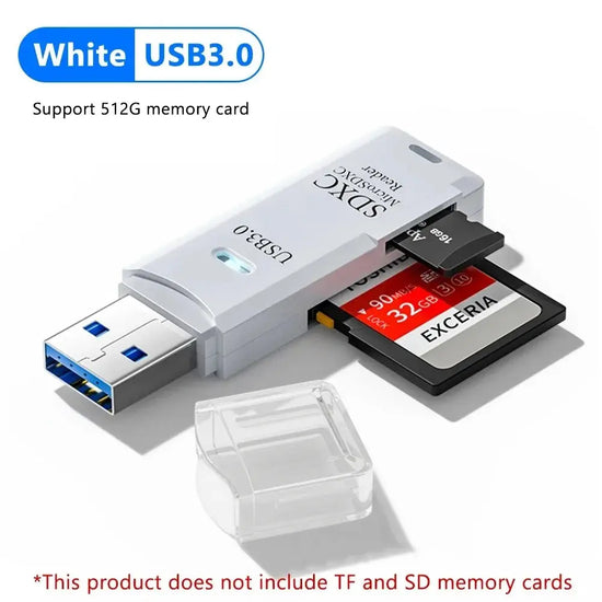 2 IN 1 USB 3.0 /USB 2.0 Card Reader SD TF Card Memory Card Reader High Speed Smart Card reader Adapter For PC Laptop Accessories - HASHTAG