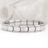 Trendy Square Italy Stainless Steel Bracelets For Women Men HipHop Metal Italian Modules Stretchable Gift Birthday Party Jewelry - My Hashtag Shop