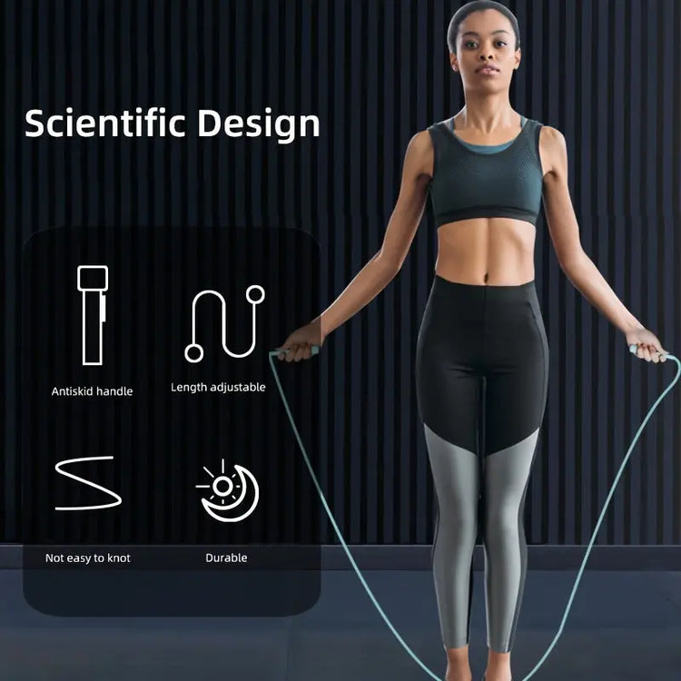 Corda per saltare leggera e regolabile per fitness e allenamenti all&