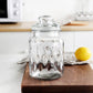 Stained Glass Sealed Jar Love Glass Bottle Household Transparent With Lid - HASHTAG