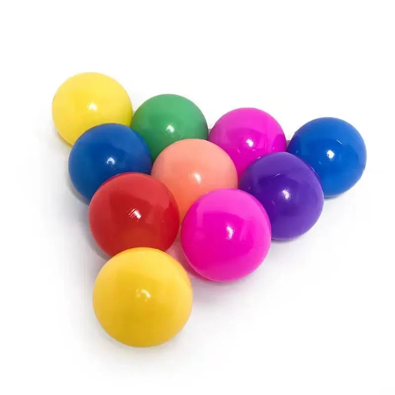 HOMEFISH 100PCS Outdoor Sport Ball Colorful Soft Water Swim Pool Ocean Wave Ball Baby Eco-Friendly Stress Air Ball Tent Toys