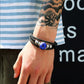 12 Zodiac Constellation Bracelet Luminous Braided Design Bracelet For Men Women Kids