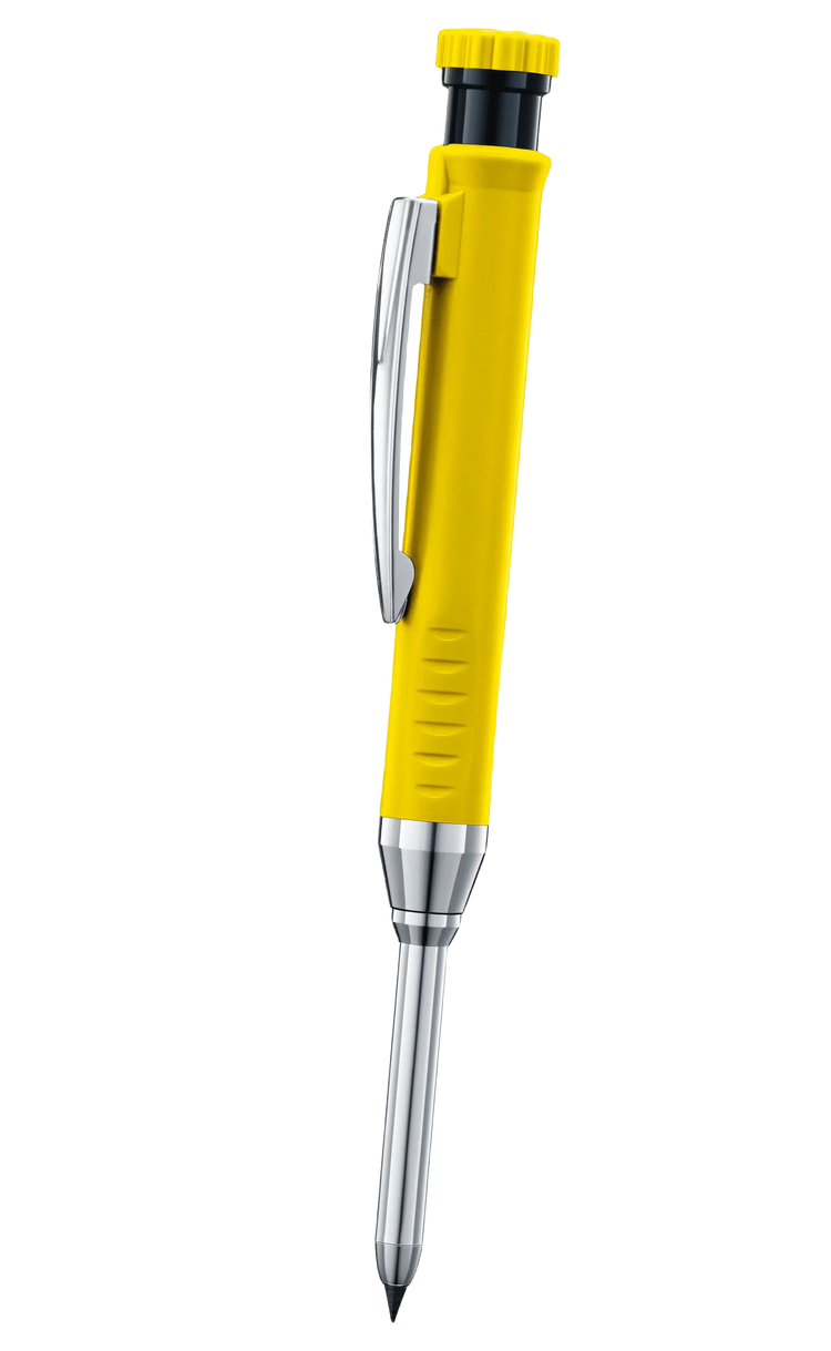 Solid Carpenter Mechanical Pencil with Sharpener Woodworking Tools 2.8mm 3 Colors Refill Construction Tools Stationery Supply - HASHTAG