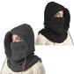 Unisex Winter Balaclava Knit Hood - Windproof Mask with Drawstring, Motorcycle Riding Headgea Warm Knitted Cap Cold Weather - HASHTAG