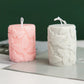 Cylindrical Plum Blossom Flower or Butterfly Candle Mold Embossed - HASHTAG