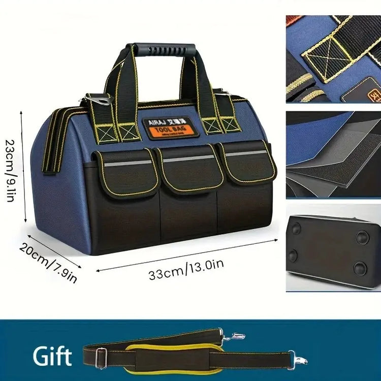 AIRAJ Multifunctional Tool Bags 1680D Oxford Cloth Electrician Bags Waterproof and Wear-Resistant High Capacity Storage Bags - My Hashtag Shop