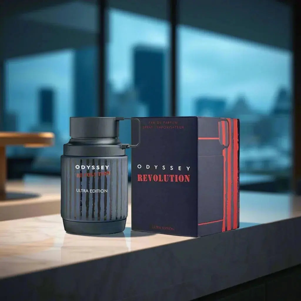 Armaf Odyssey Eau De Montagne and Revolution Ultra Edition EDP 3.4oz 100ml Long Lasting Unisex Woody Vanilla Perfume Gift - HASHTAG