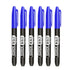 6 PCS Permanent Marker Pen Manga Drawing Markers Black Blue Red Waterproof Ink Sketch Pens Stationery Art School Supplies - HASHTAG