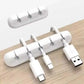 Cable Cord Wire Organizer Silicone USB Cable Winder Management Clips Self Adhesive for Mouse Keyboard Headset For iPhone Huawei