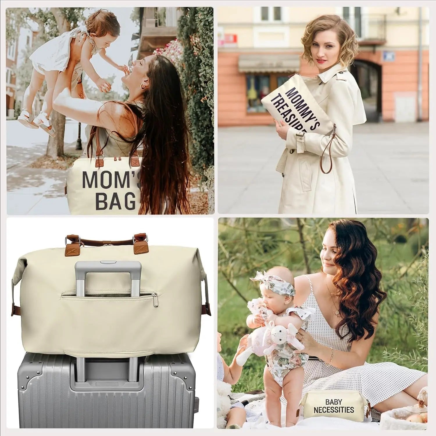 Diaper Bag Tote, Mom&