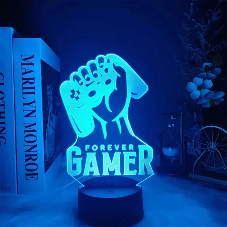 3D LED Gaming Setup RGB Lamp USB Powered Gaming Room Children&