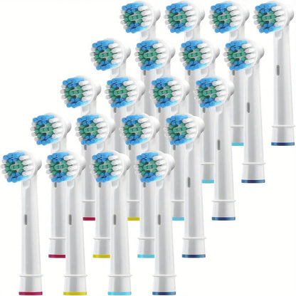 4/12/16/20 Pcs Replacement Toothbrush Heads Compatible with Oral-B Braun Professional Electric Toothbrush Heads Brush Heads - HASHTAG
