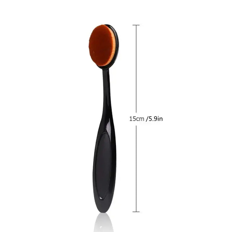 1/2/5 PCS Large Foundation Brush Toothbrush Shape Makeup Make Up Tools Get Fast Even Application of Creams and Powders Cosmnetic - HASHTAG
