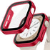 Tempered Glass+Cover for Apple Watch 11 10 9 8 7 46Mm 42Mm PC Bumper Screen Protector Case Iwatch Series 7 6 5 4 SE3 44 40 45Mm