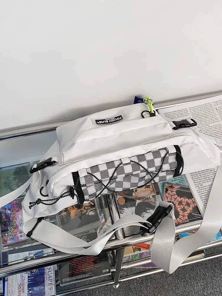 Couple Crossbody Fanny Pack for Men&Women,Large Waist Bag & Hip Bum Bag with Adjustable Strap for Outdoors Workout-1