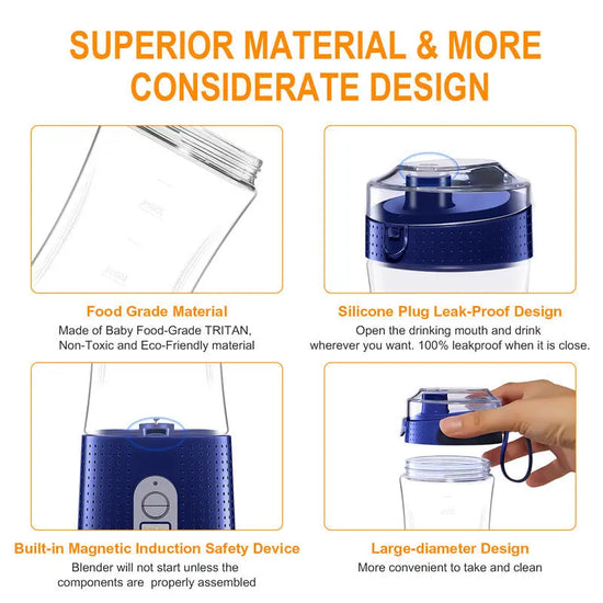 Portable Blender With Rechargeable USB - HASHTAG