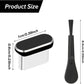 4Pcs USB C Dust Plug With Cleaning Brush Anti Dust USB-C Plug Cover Charging Port Cover Caps For iPhone15 16 Samsung Smart Phone