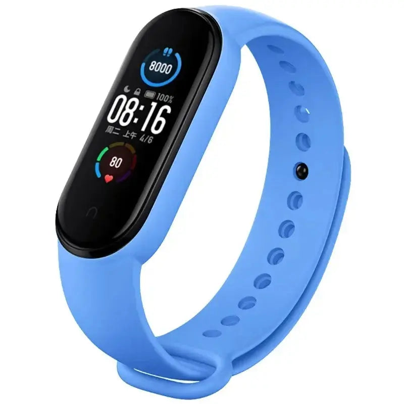 Watch Strap For Xiaomi Mi Band 7 6 5 4 3 Wristband Silicone Bracelet Wrist Straps MiBand 3/4 band5 band6 Smartwatch Accessories HASHTAG