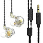 3.5MM Headset Music Earbuds In Ear With Mic Original QKZ AK6 Copper Driver HiFi Wired Earphone Race Sport Headphone Bass Stereo 
