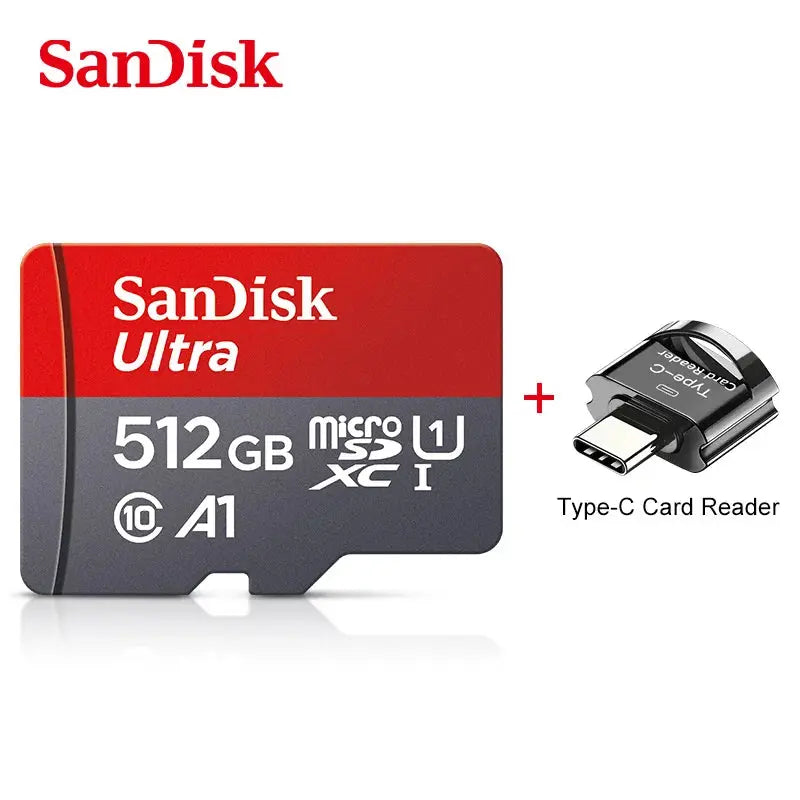 100% Original SanDisk Micro tf SD Card Class 10 TF Card 32GB 64GB 128GB Memory Card for Phone Tablet Flash Card HASHTAG