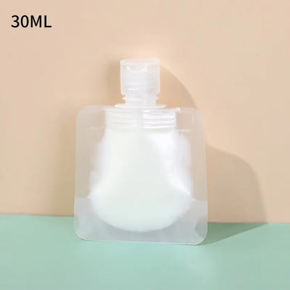 Transparent Travel Portable Fluid Makeup Packing Bag Sub-packing Storage Bag - HASHTAG