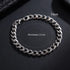New Trendy Cuban Chain Men Bracelet Classic Stainless Steel 3/5/7/9mm Width Chain Bracelet For Men Women Jewelry Gift HASHTAG