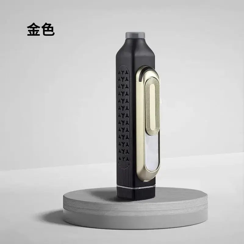 Car Travel Does Not Shed Ash Smoking Artifact Environmentally Friendly Portable Mini Ashtray with USB Rechargeable Lighter - HASHTAG