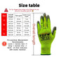 10 Pairs PU Coated Work Gloves - Lightweight, Durable Safety Gloves EN 388/ISO20471 Certified, Sizes S/M/L/XL