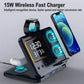 Wireless Chargers Stand 5 In1 LED Digital Alarm Clock Fast Charging - HASHTAG