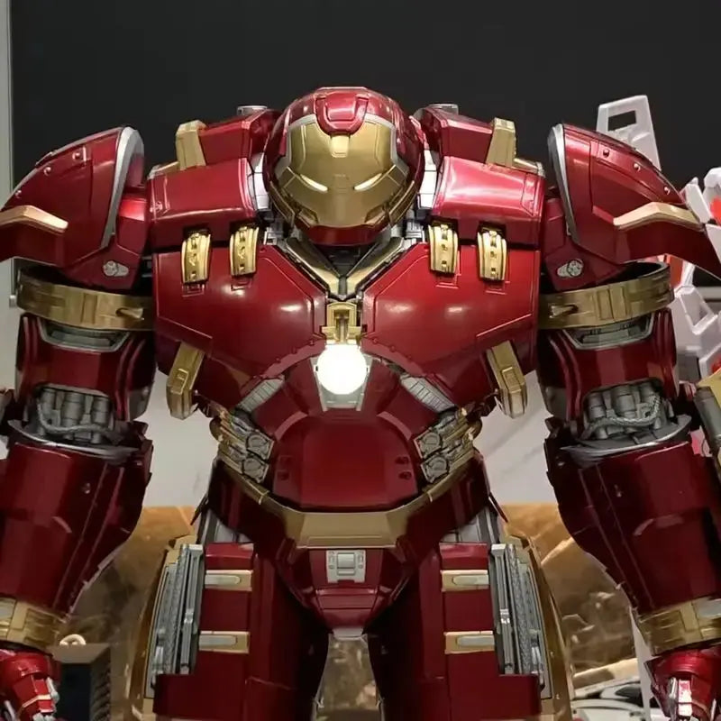 Original Fondjoy Toys Marvel Legends Iron Man Action Figure Mark Hulkooster Hulkbuster Armor 1/7 Assembly Custom Model Toys Gift - HASHTAG