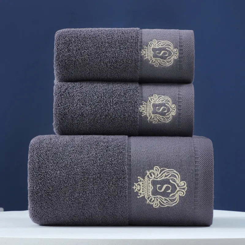 Pure Cotton Towels Three-piece With Hand Bath Towel Class - HASHTAG