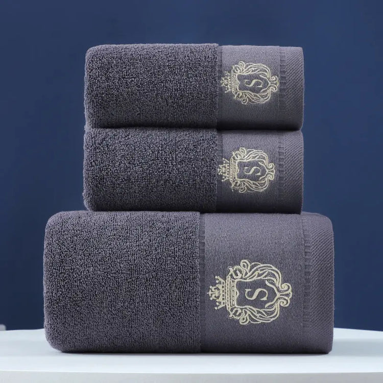 Pure Cotton Towels Three-piece With Hand Bath Towel Class - HASHTAG