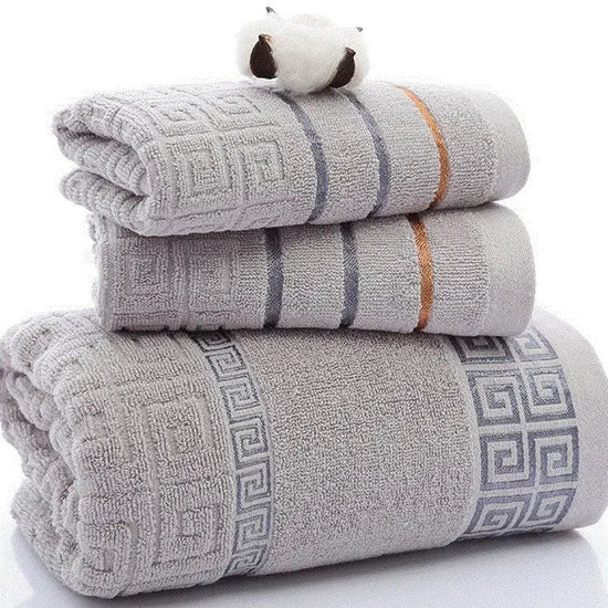 Three-piece Cotton Towel Set Liebe - Making Life Easier