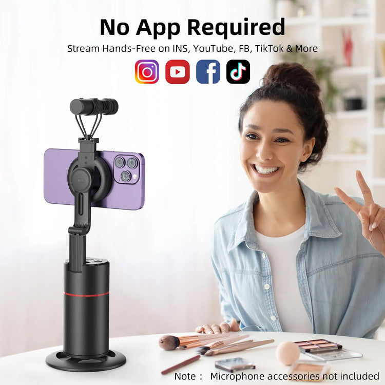 Treppiede con rilevamento automatico del viso senza app - My Hashtag Shop