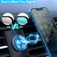 Supporto magnetico per cellulare per auto, (2 pezzi) Magnete per auto Telefono cellulare 4 piastre in metallo Supporto magnetico per auto universale per iPhone Samsung Huawei GPS (nero) - My Hashtag Shop