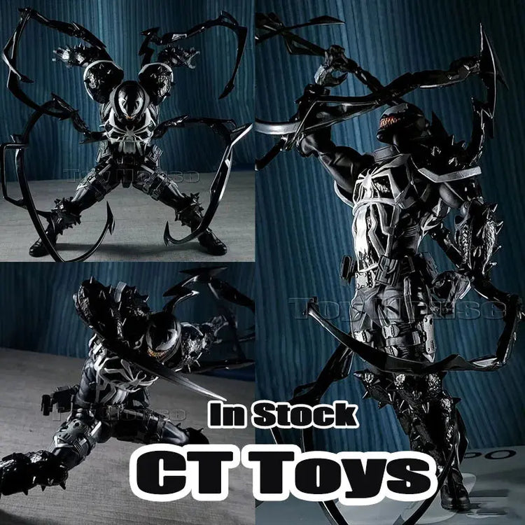 In Stock Ct Toys Venom Action Figure Kaiyodo Figurine Marvel Movable Collection Eugene Thompson Ko Model Decorate Toys Kids Gift - HASHTAG