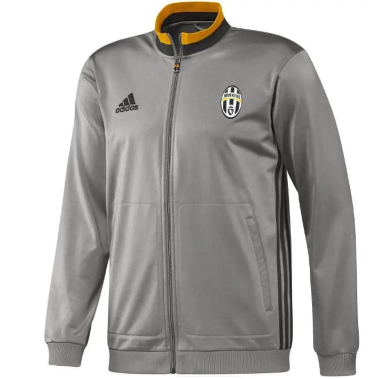 Juventus Grey Training Soccer Tracksuit 2016/17 - Adidas-2