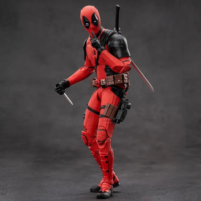 New ZD Toys Deadpool & Wolverine Model 7in 1/10 Action Figures Deadpool Model Marvel Superheroes Collection Ornaments Boys Gifts - HASHTAG