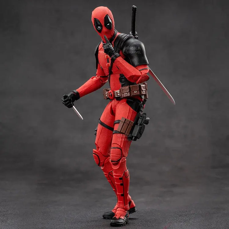 New ZD Toys Deadpool & Wolverine Model 7in 1/10 Action Figures Deadpool Model Marvel Superheroes Collection Ornaments Boys Gifts - HASHTAG