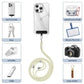 Cordino per cellulare*1, toppa universale*2, adatto a tutti gli smartphone - My Hashtag Shop