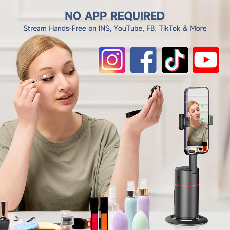 Treppiede con rilevamento automatico del viso senza app - My Hashtag Shop