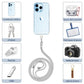 Cordino per cellulare*1, toppa universale*2, adatto a tutti gli smartphone - My Hashtag Shop