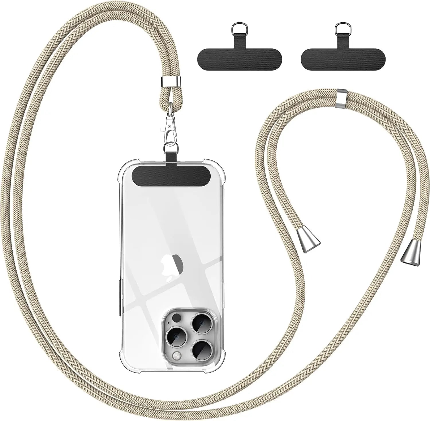 Cordino per cellulare*1, toppa universale*2, adatto a tutti gli smartphone - My Hashtag Shop