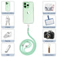 Cordino per cellulare*1, toppa universale*2, adatto a tutti gli smartphone - My Hashtag Shop
