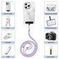 Cordino per cellulare*1, toppa universale*2, adatto a tutti gli smartphone - My Hashtag Shop