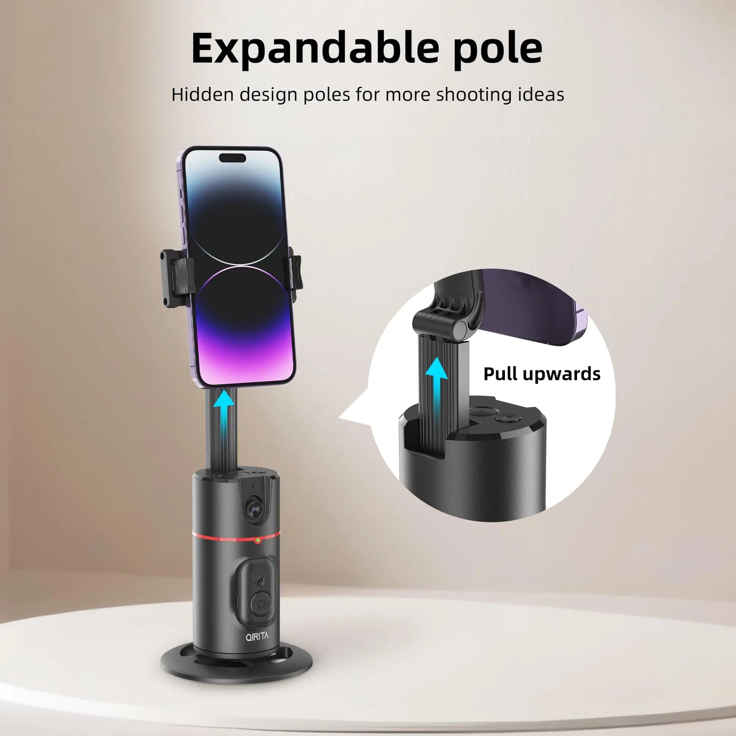 Treppiede con rilevamento automatico del viso senza app - My Hashtag Shop