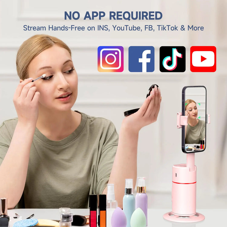 Treppiede con rilevamento automatico del viso senza app - My Hashtag Shop