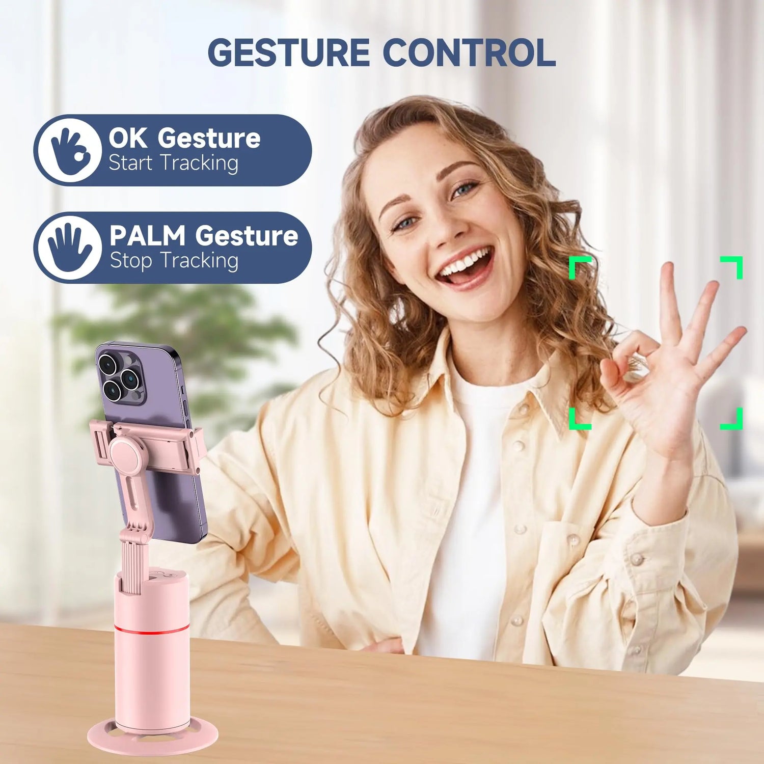 Treppiede con rilevamento automatico del viso senza app - My Hashtag Shop