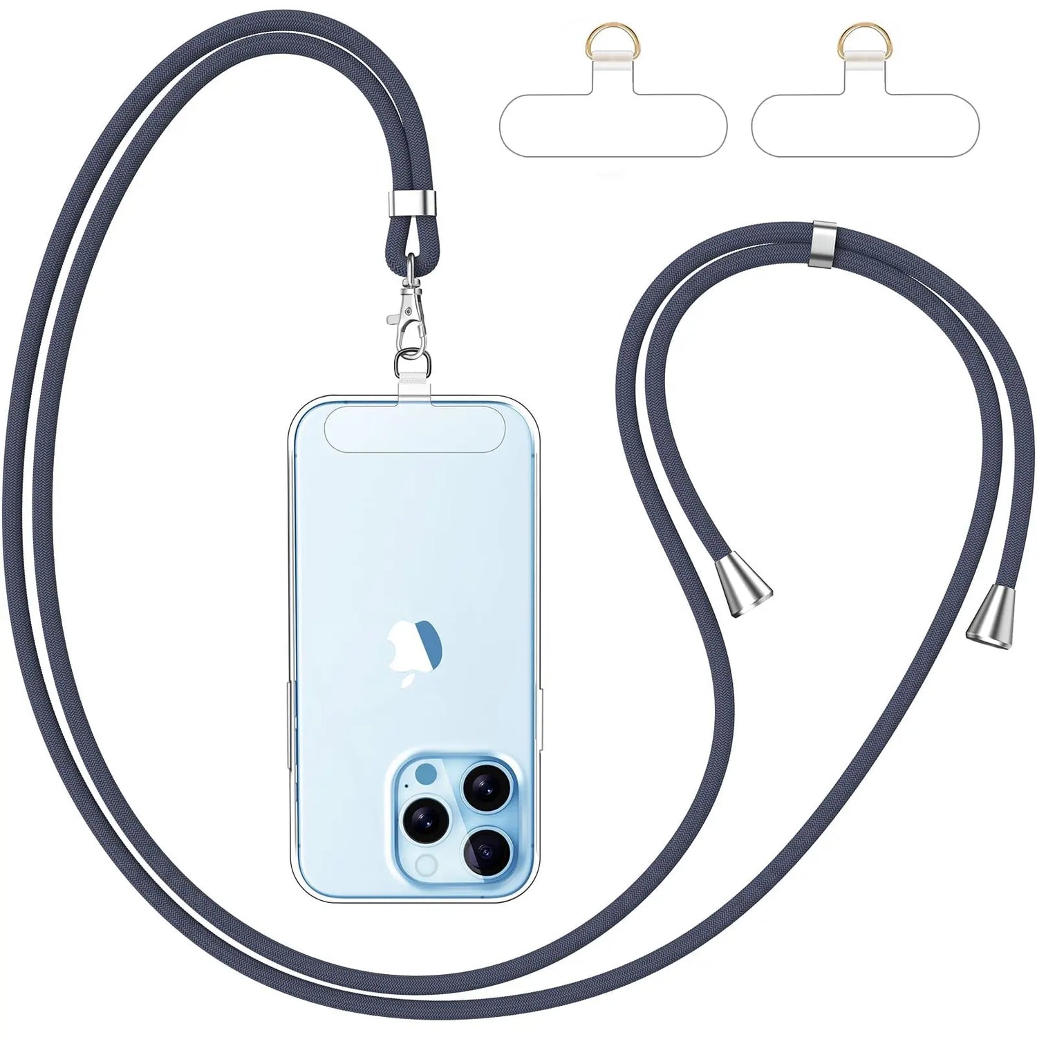 Cordino per cellulare*1, toppa universale*2, adatto a tutti gli smartphone - My Hashtag Shop